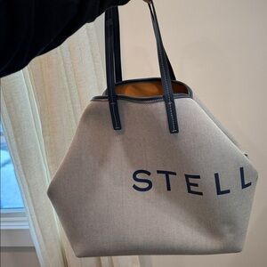 Stella McCartney canvas hang bag tote
